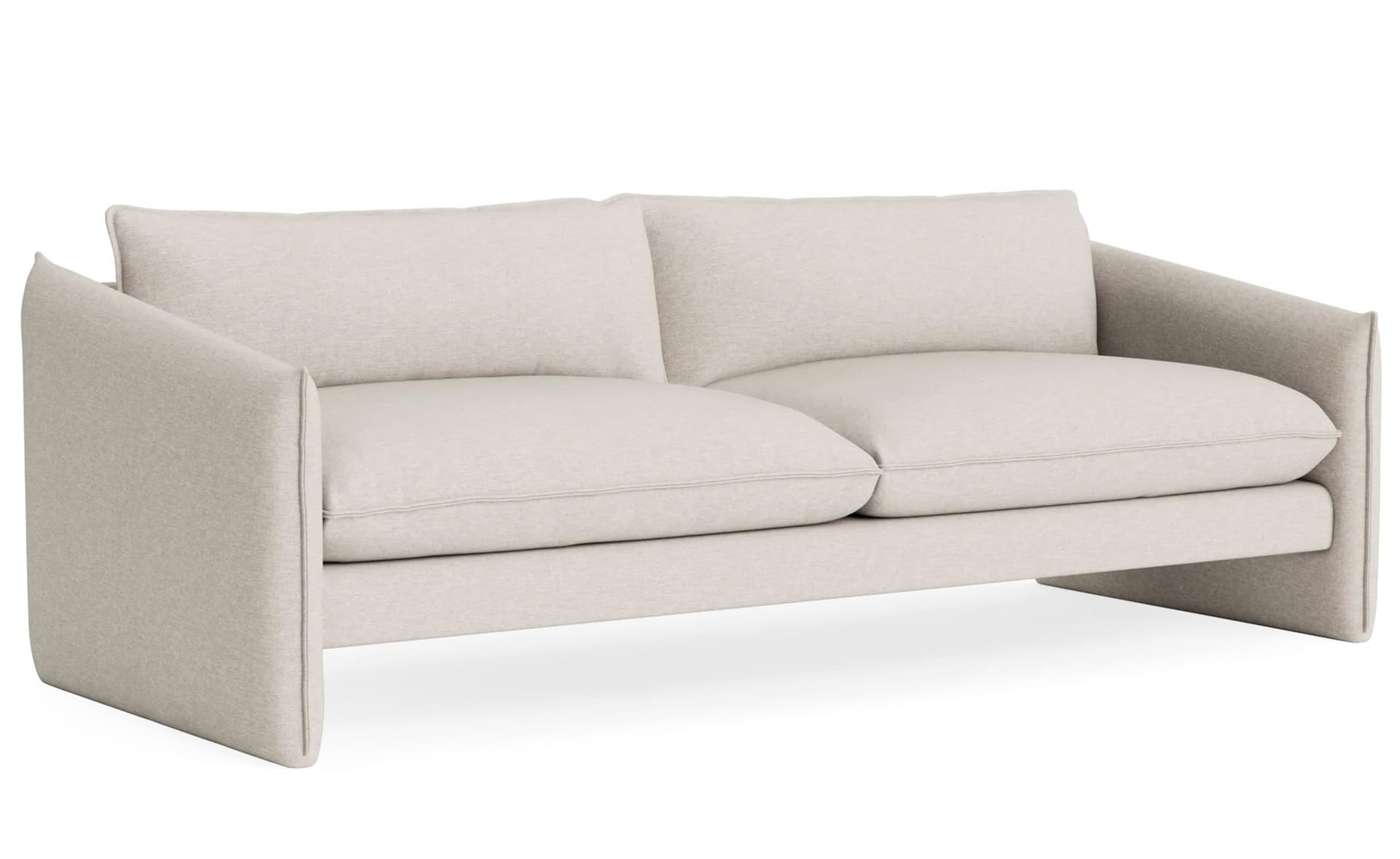 Softmore 96" Sofa / landa - stone