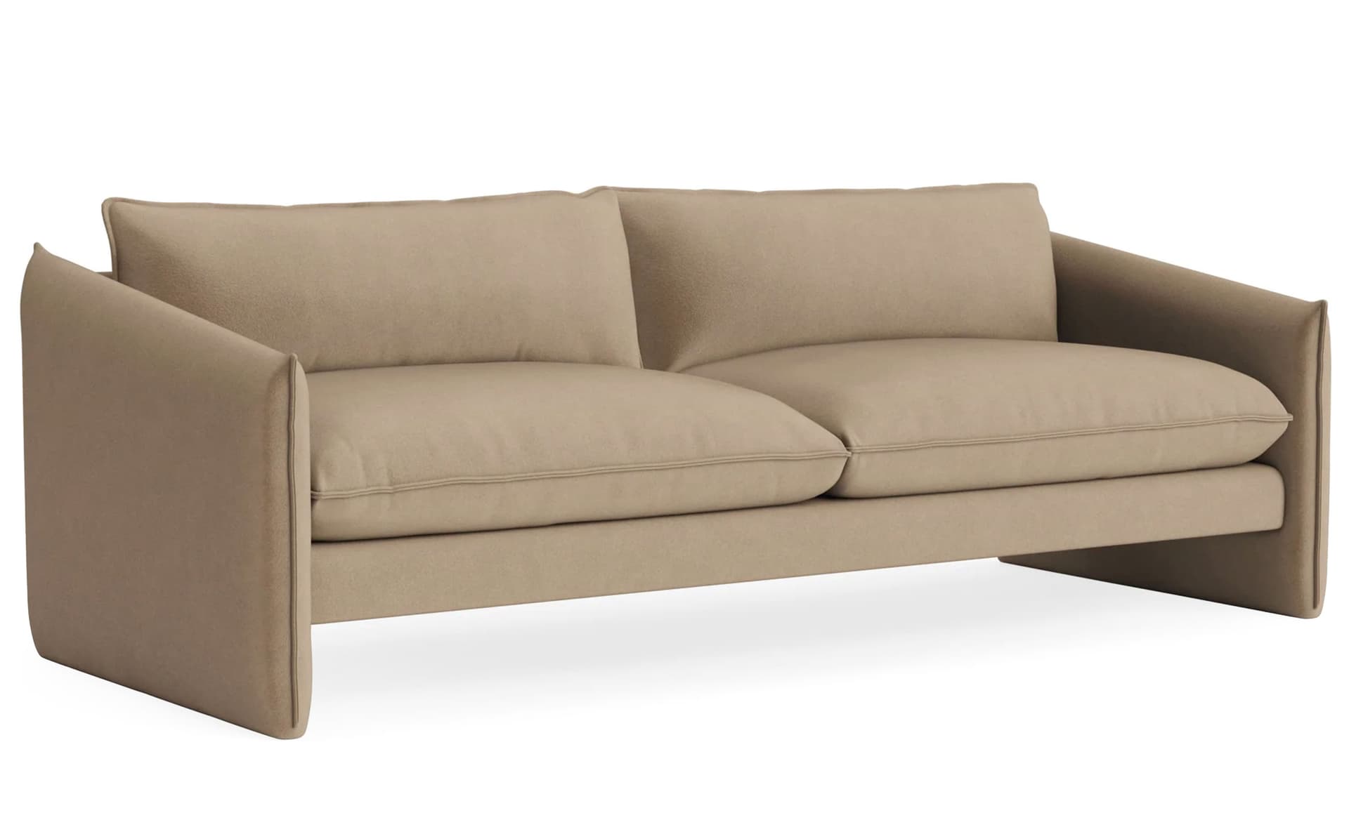 Softmore 96" Sofa / velvet - otter