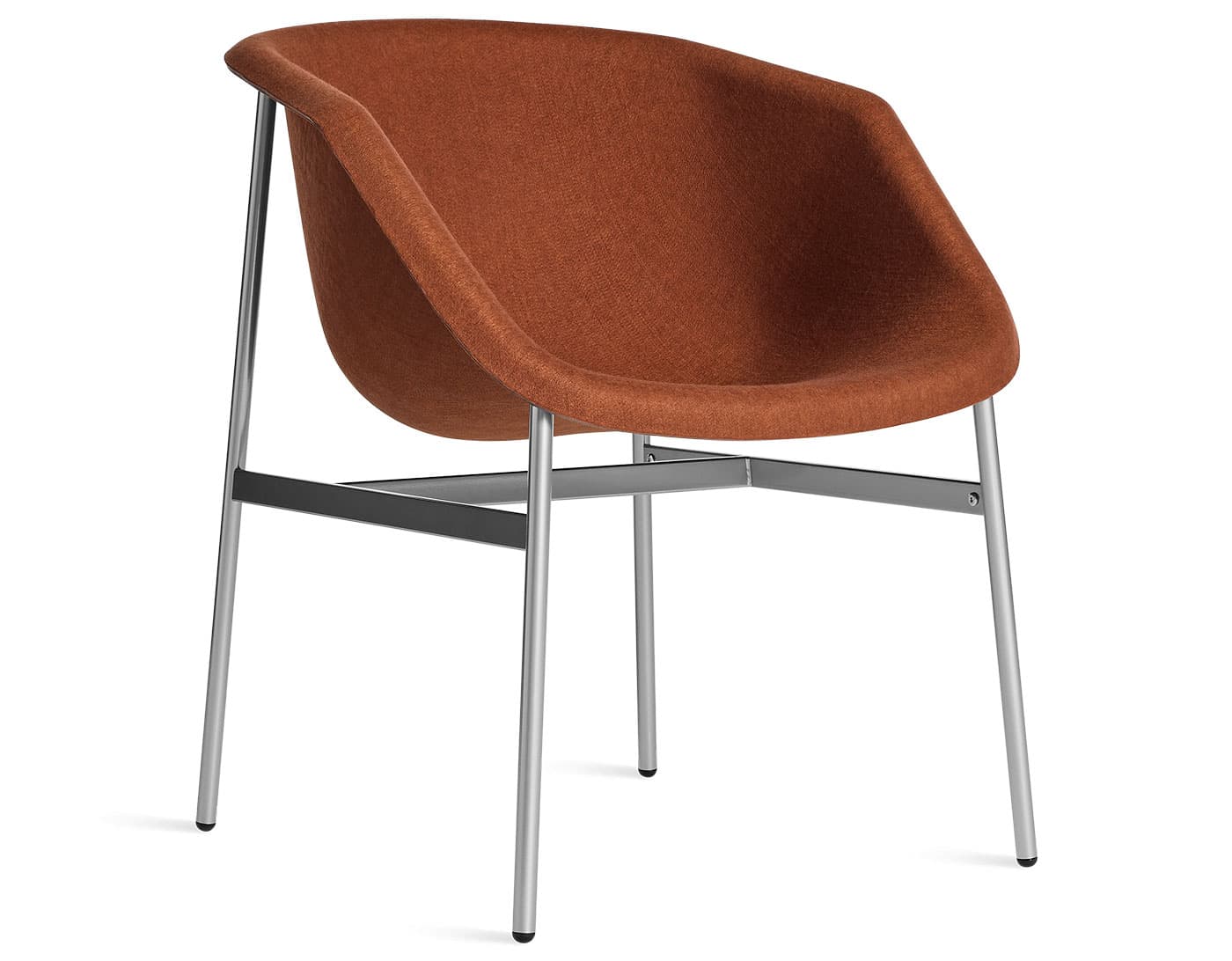 Past Life Chair / copper felt / silver base