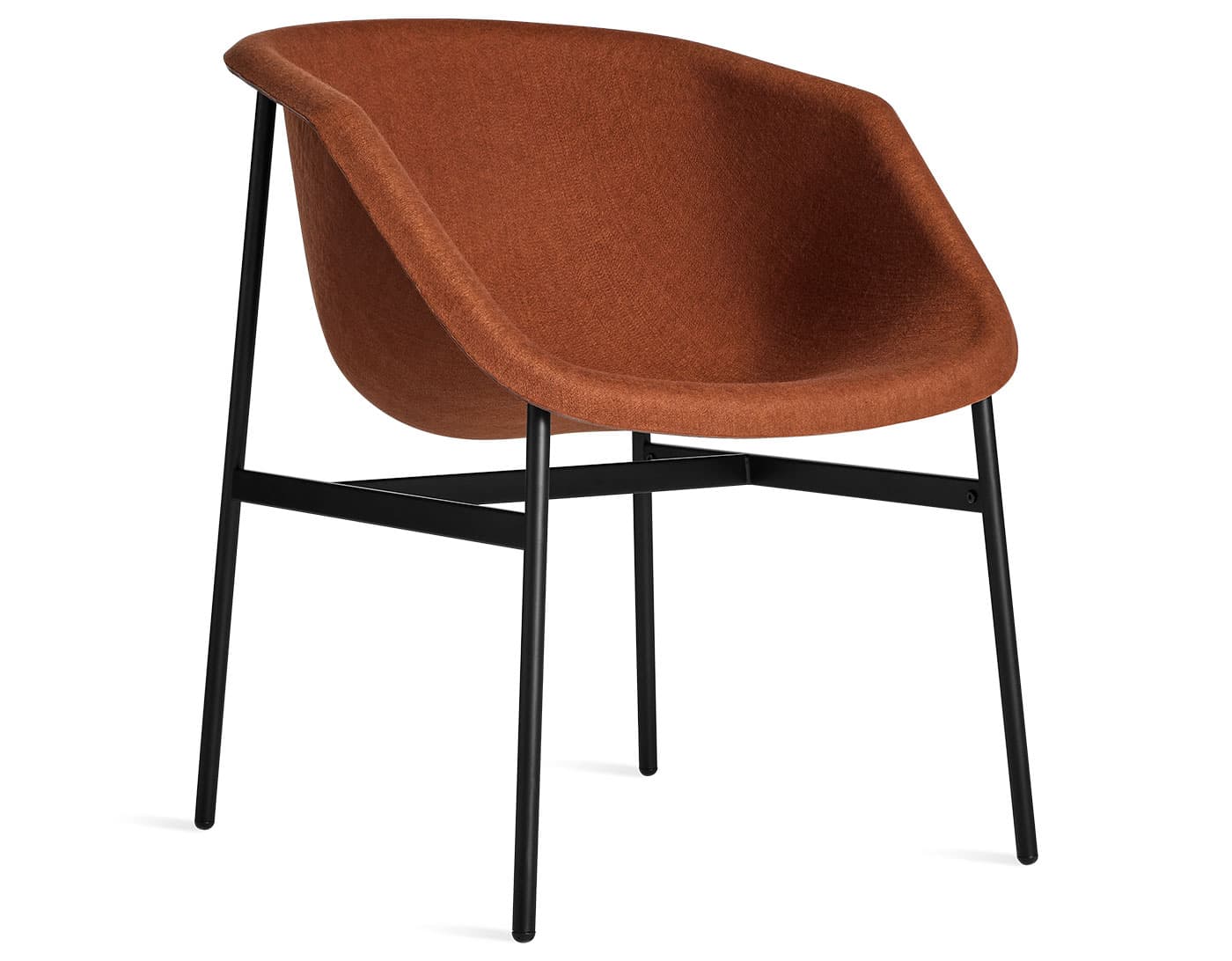 Past Life Chair / copper felt / black base