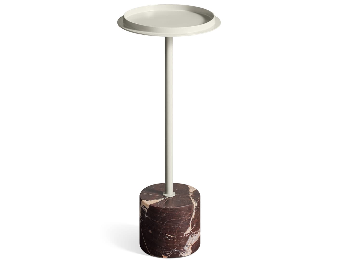 Chit Chat Cocktail Table / putty / cherry gold marble