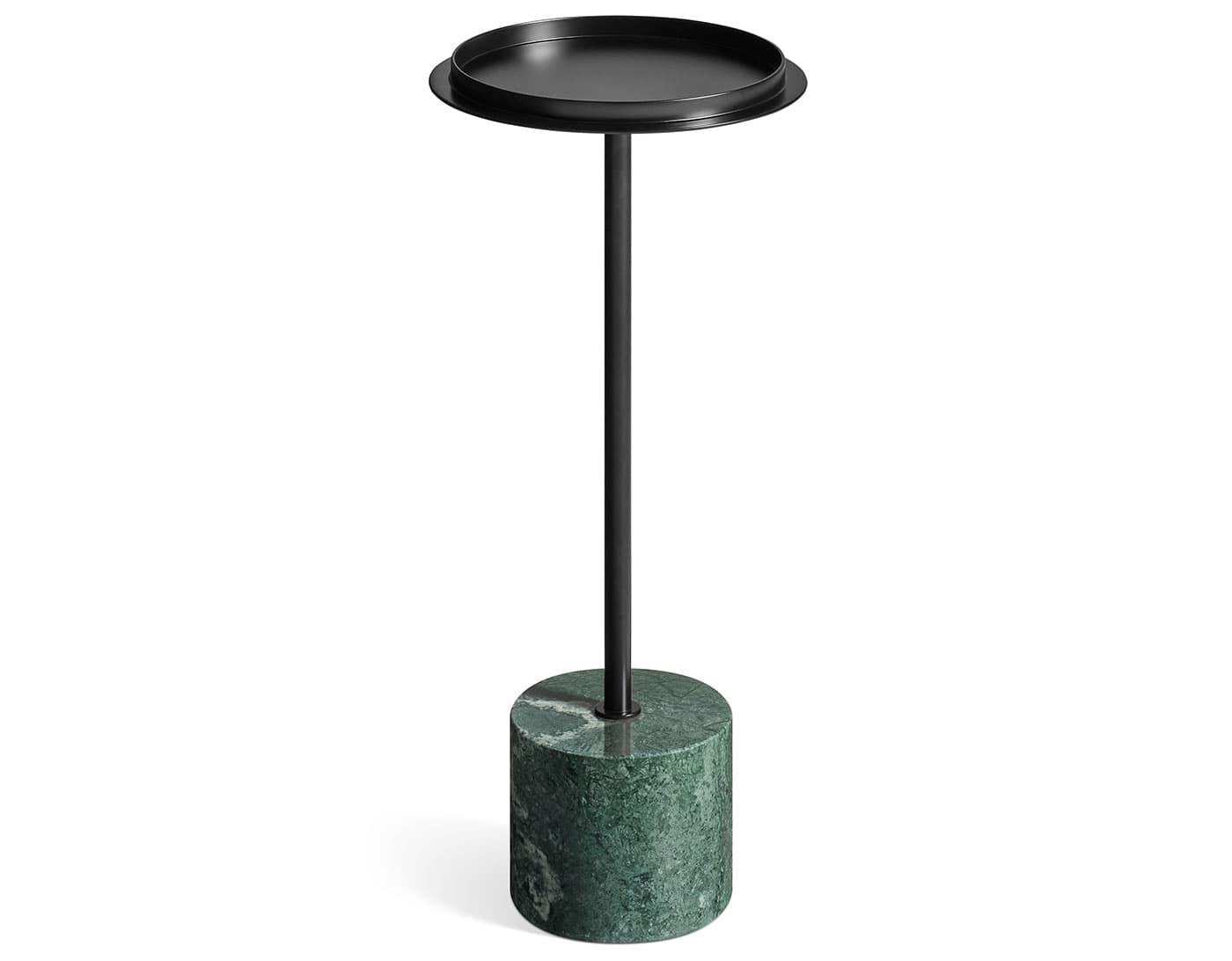 Chit Chat Cocktail Table / black / green marble
