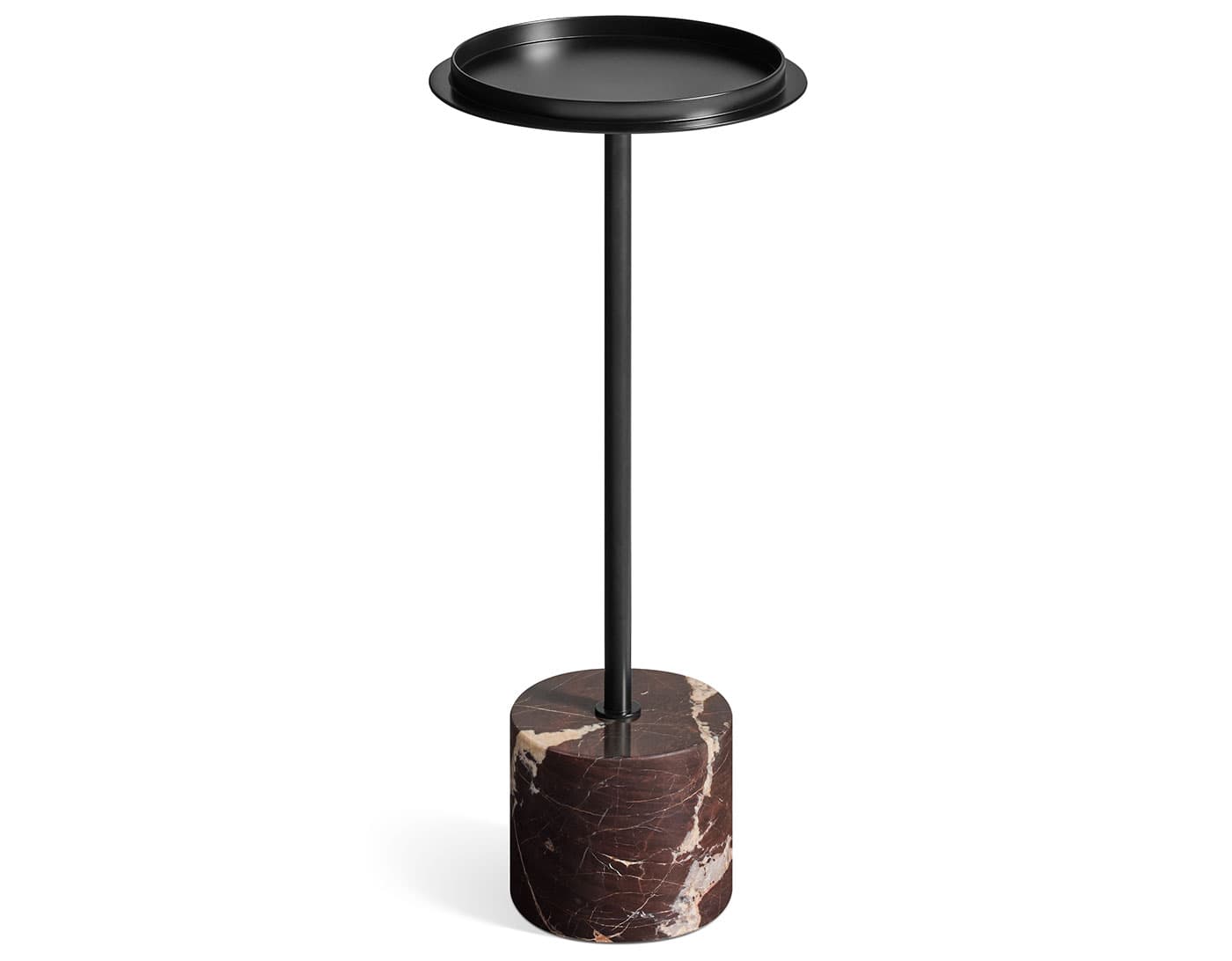 Chit Chat Cocktail Table / black / cherry gold marble
