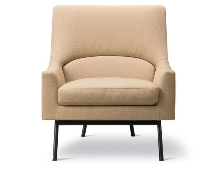 risom a-chair with metal base