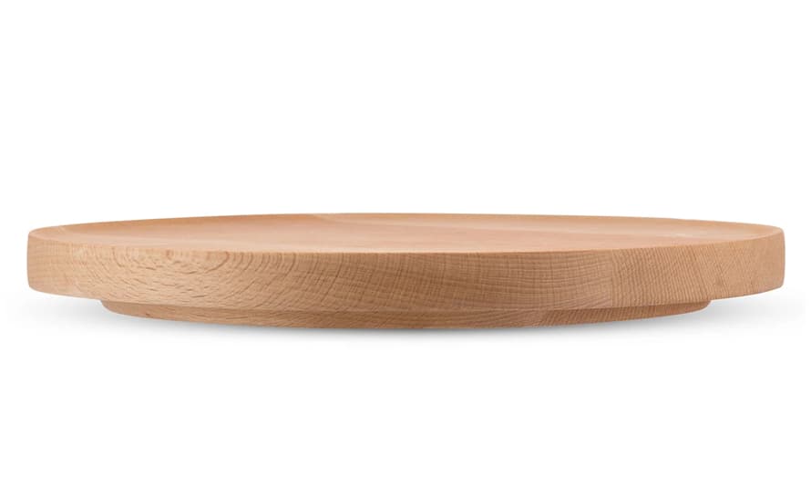 alessi tonale beech-wood plate – thumbnail image #1