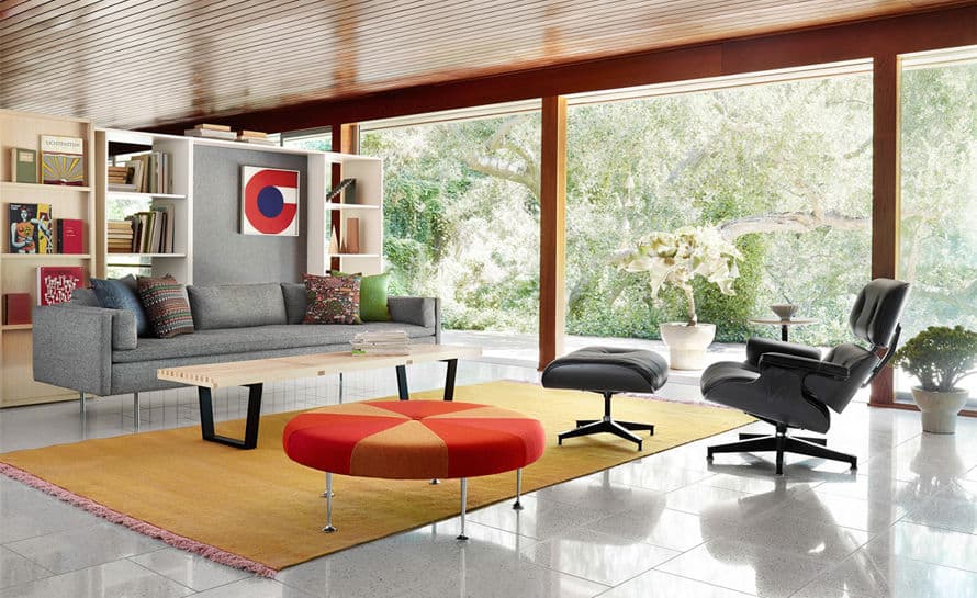 alexander girard&reg; color wheel ottoman