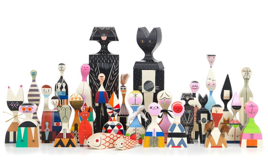 alexander girard dog wooden dolls