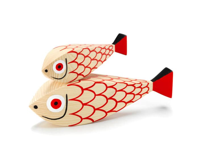 alexander girard mother fish & child wooden doll