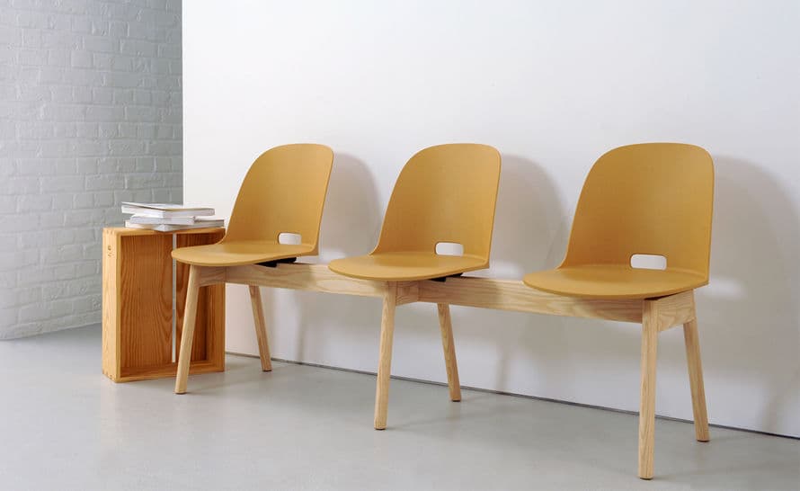 alfi high back 3 seat bench