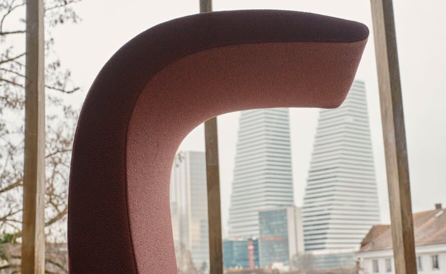 panton amoebe highback chair