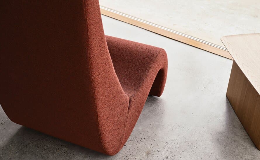 panton amoebe highback chair