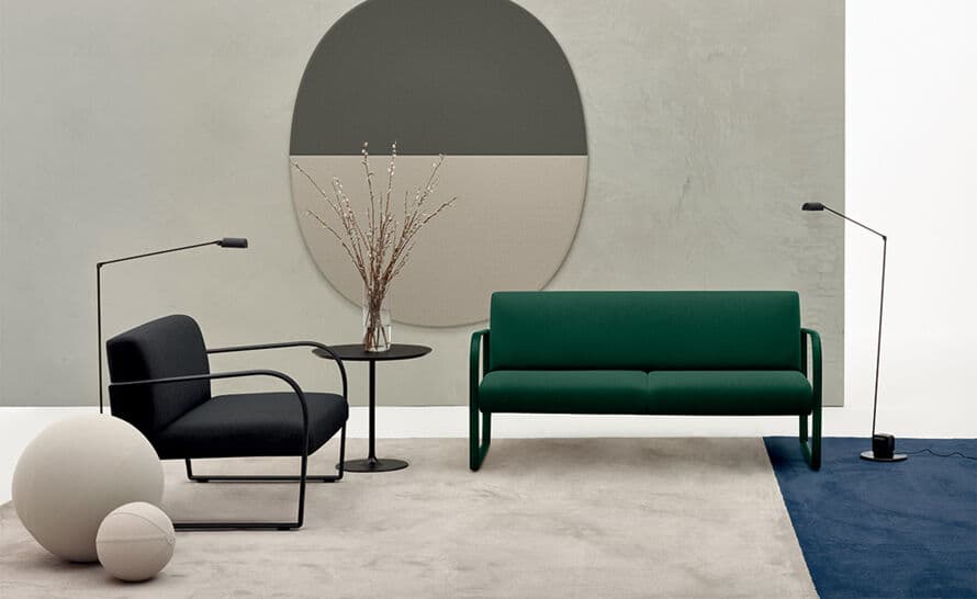 arcos two seat sofa