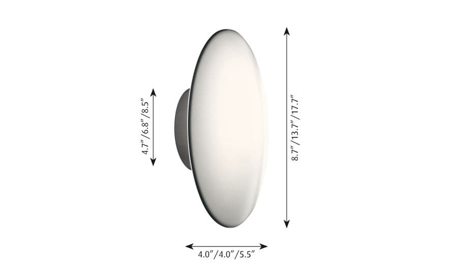 arne jacobsen eklipta wall/ceiling light – thumbnail image #8