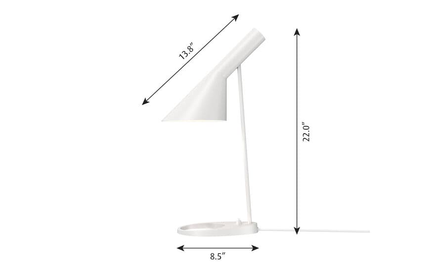 arne jacobsen table lamp