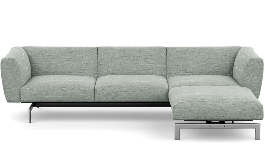 avio three seat sofa with ottoman