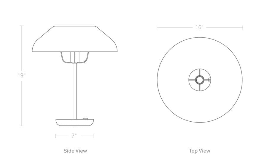 beau table lamp