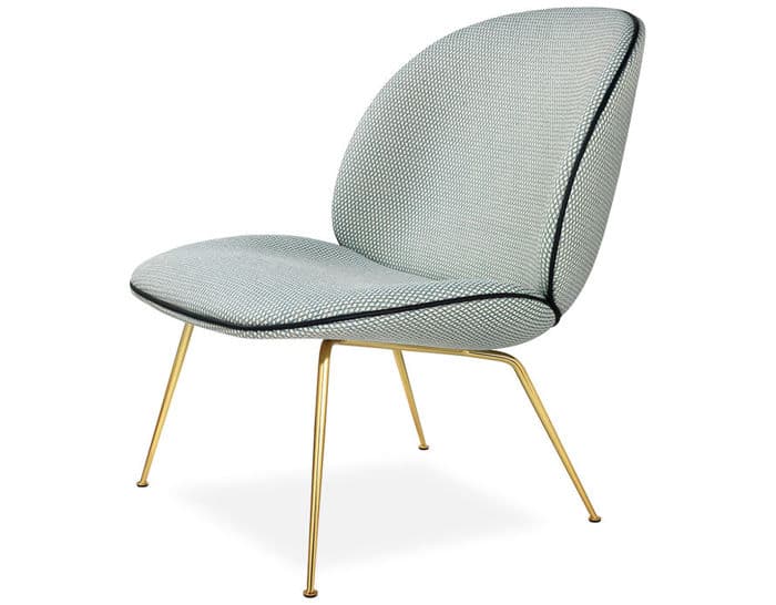 beetle lounge chair with conic base