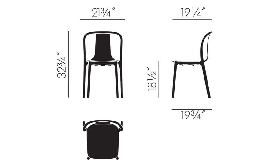belleville side chair