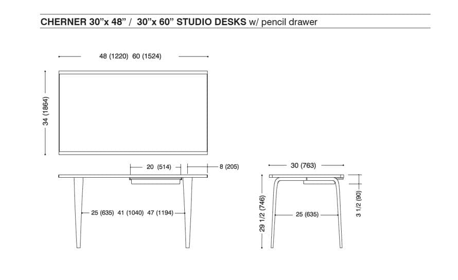 cherner studio desk