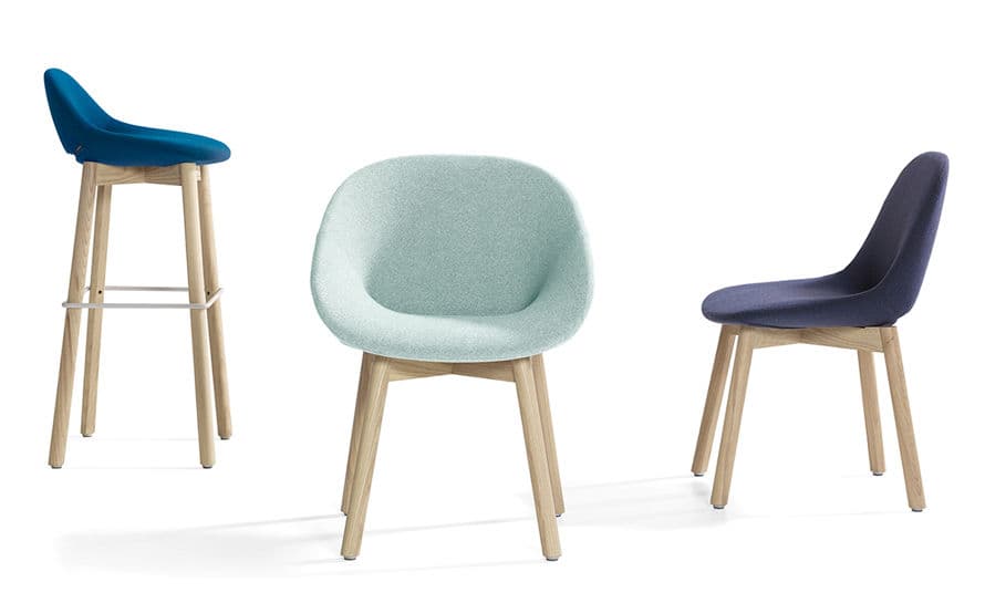 beso wood 4 leg side chair