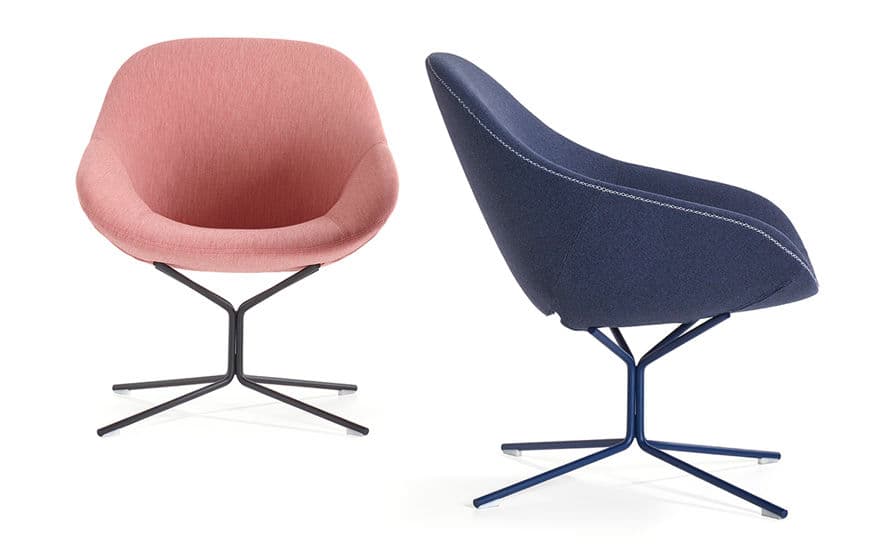 beso lounge chair with star base