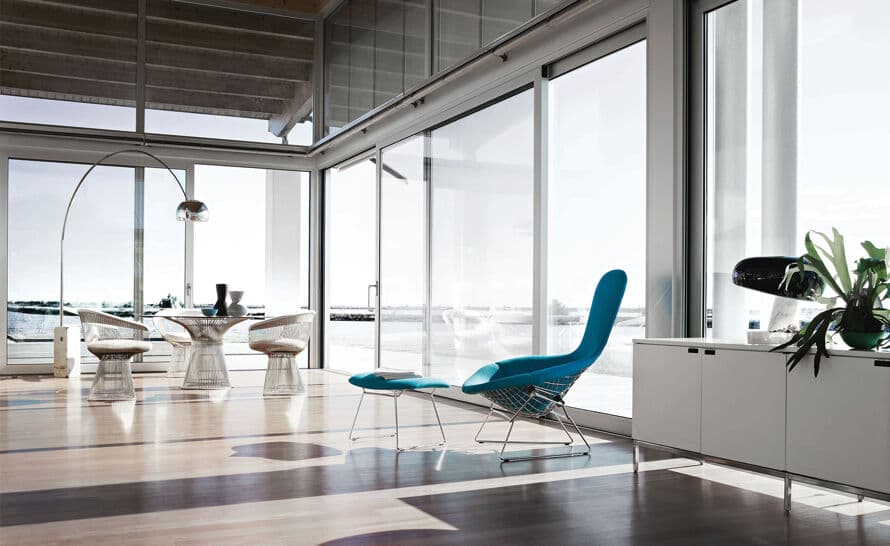 bird chair with no ottoman