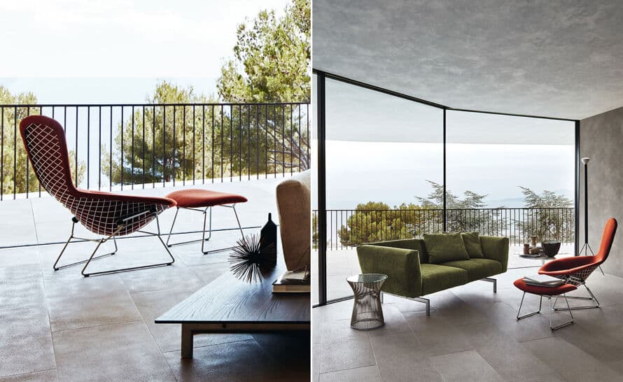 bird chair with no ottoman