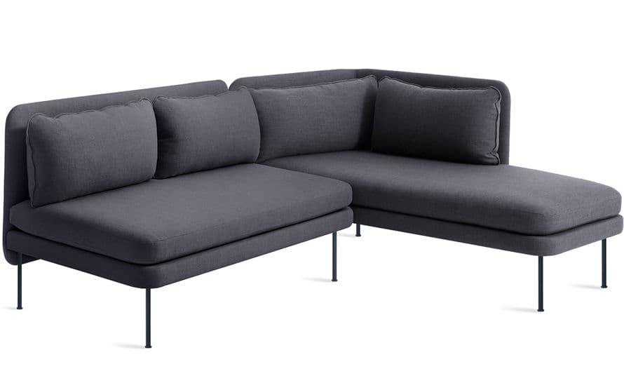 bloke armless sofa with chaise