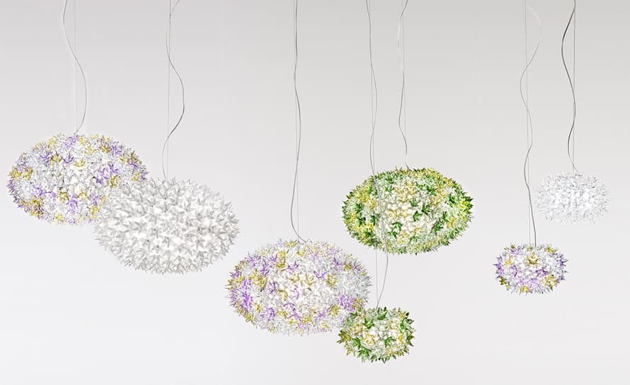 bloom round suspension lamp