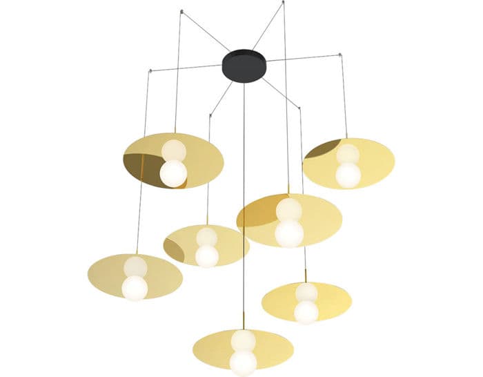 bola disc multi suspension lamp