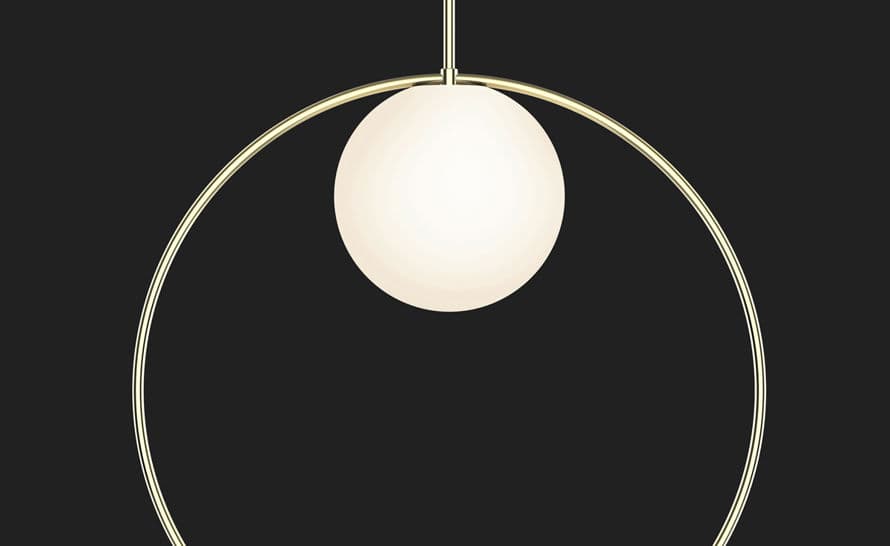 bola halo suspension lamp