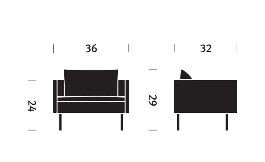 bolster club chair