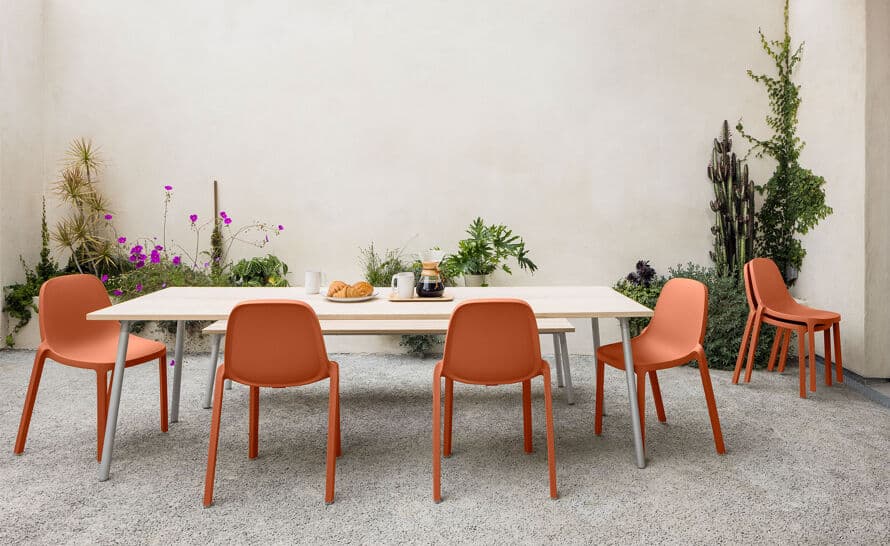 emeco broom stacking chair