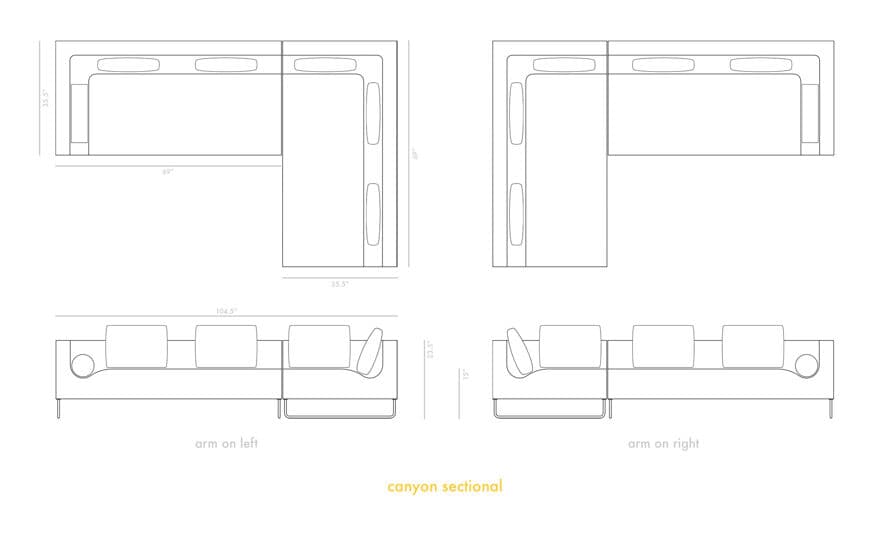 canyon sectional