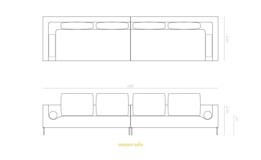 canyon medium sofa