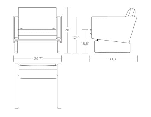 ch101 lounge chair