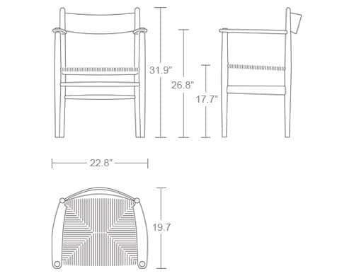 ch37 dining chair – thumbnail image #11