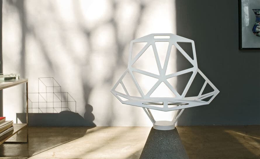 magis chair one with 4 star base