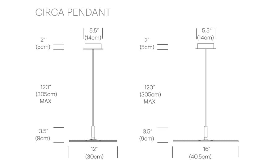 circa led pendant lamp