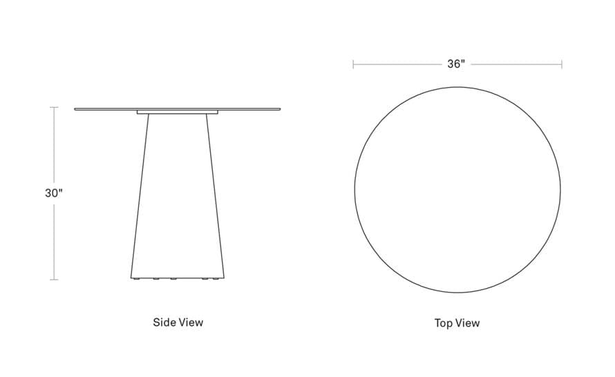 circula cafe table