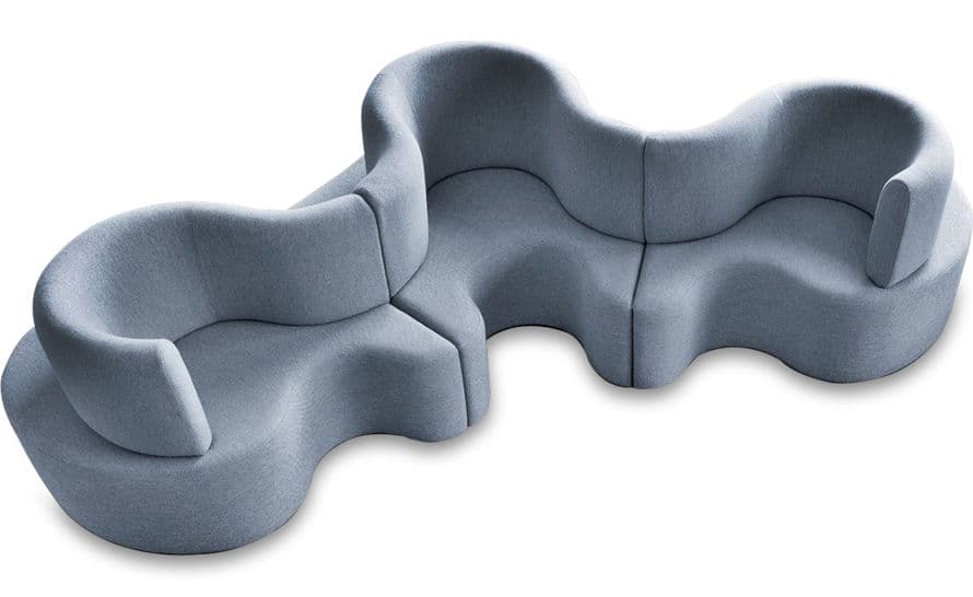 panton cloverleaf 3 unit sofa