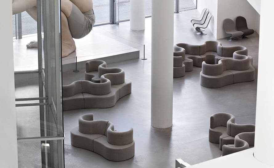 panton cloverleaf 6 unit sofa
