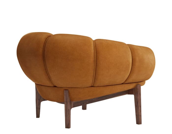 croissant lounge chair