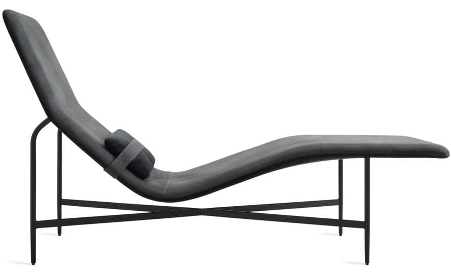 deep thoughts leather chaise lounge