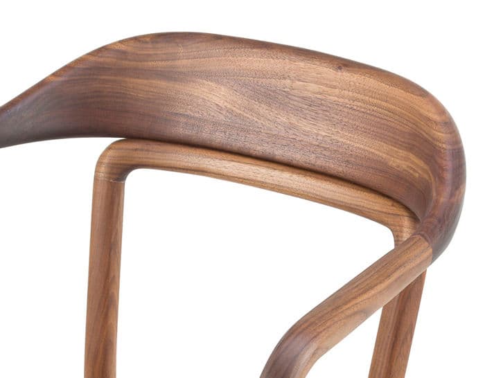 duet chair with timber seat 753