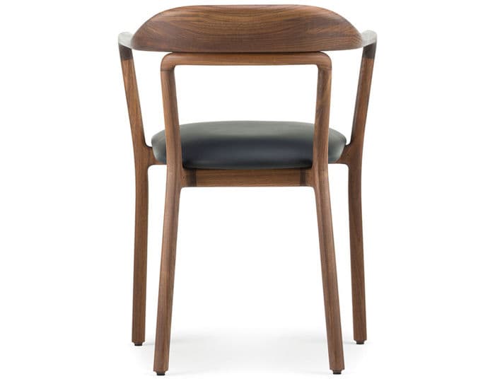 duet chair with upholstered seat 753s