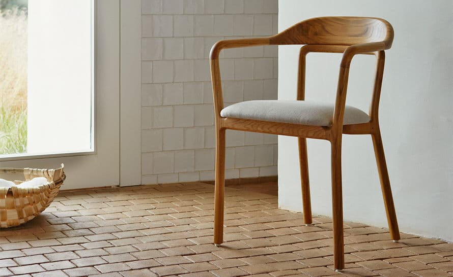 duet chair with upholstered seat 753s