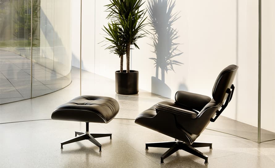 ebony eames lounge chair & ottoman – thumbnail image #6