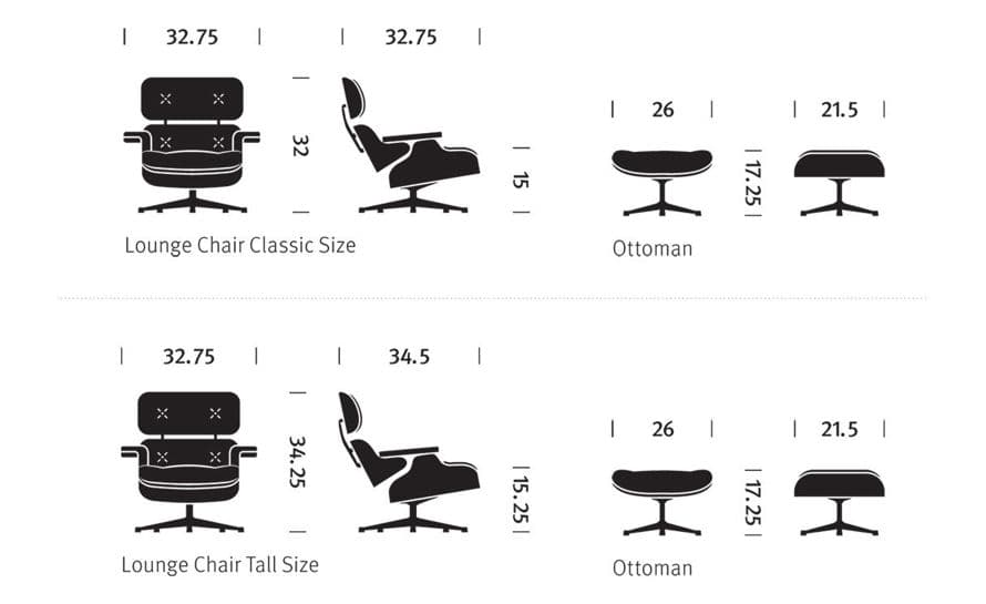 eames&reg; ottoman
