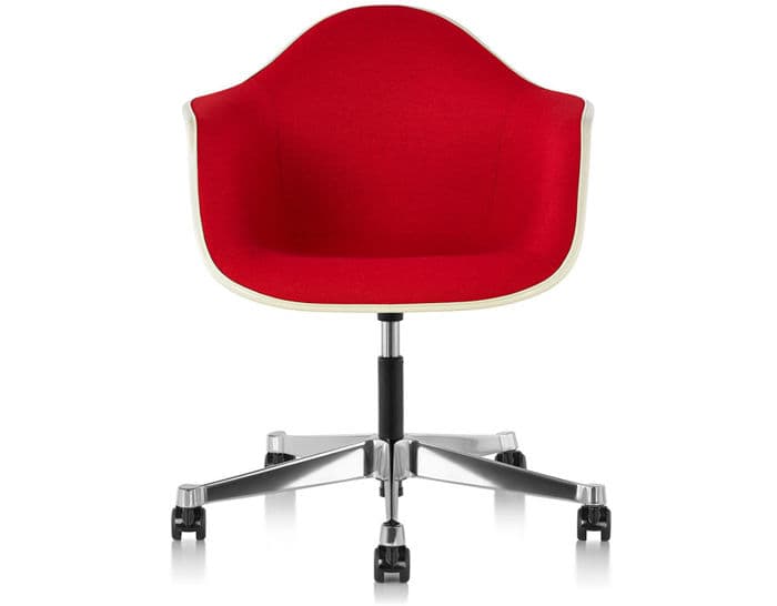 eames upholstered armchair with task base – thumbnail image #2
